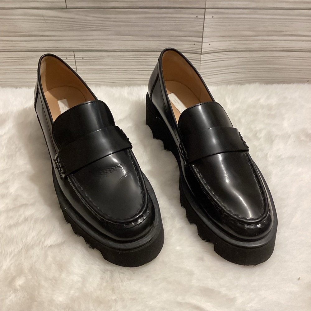 Women’s H&M Y2K Fashionable Chunky Loafers Size 8.5 - Picture 2 of 9